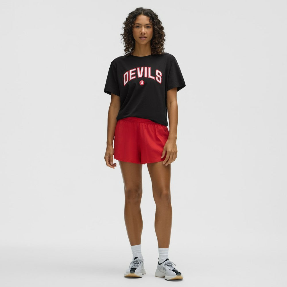 New Jersey Devils lululemon Women's All Yours Organic Cotton T-Shirt - Black | US 203169859