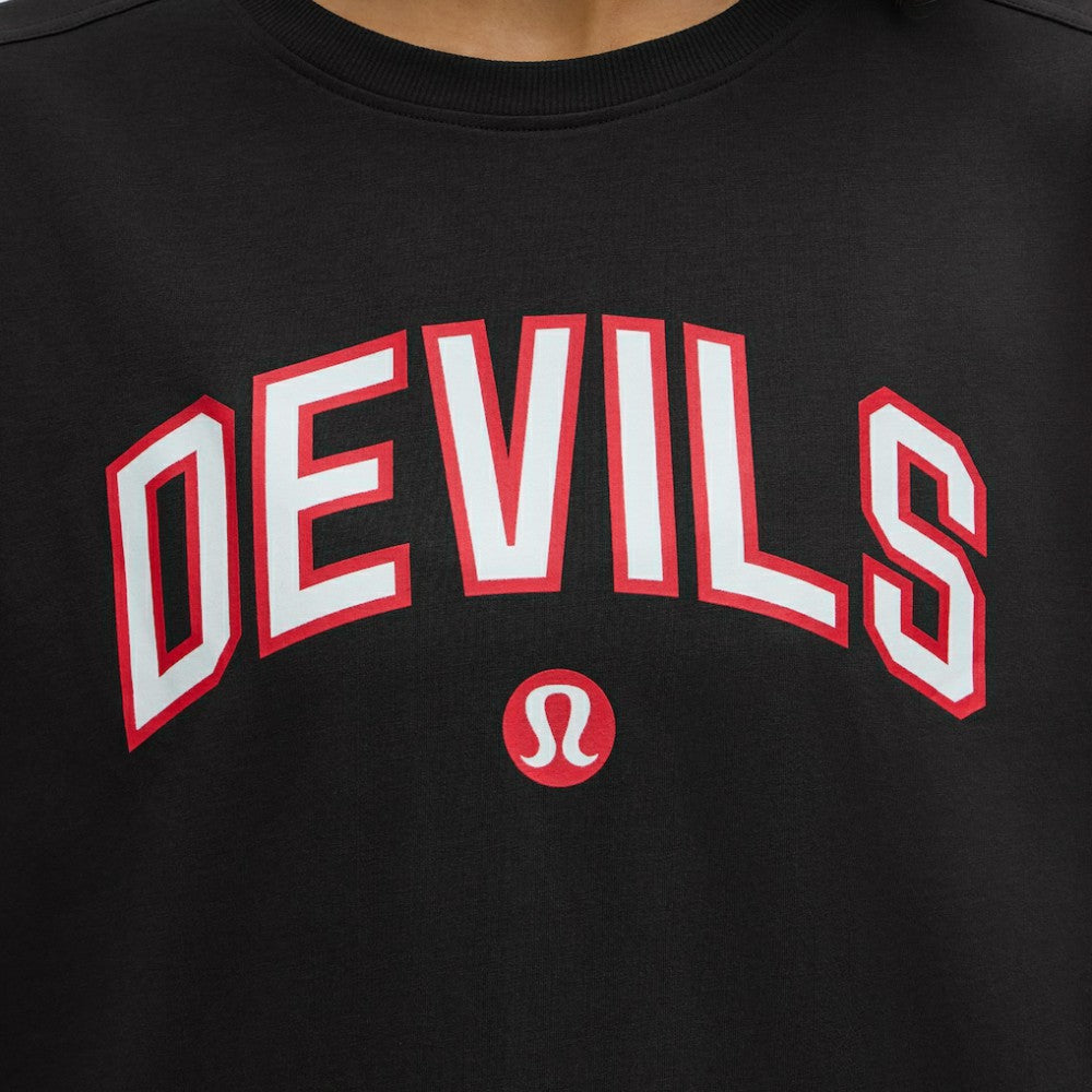 New Jersey Devils lululemon Women's All Yours Organic Cotton T-Shirt - Black | US 203169859