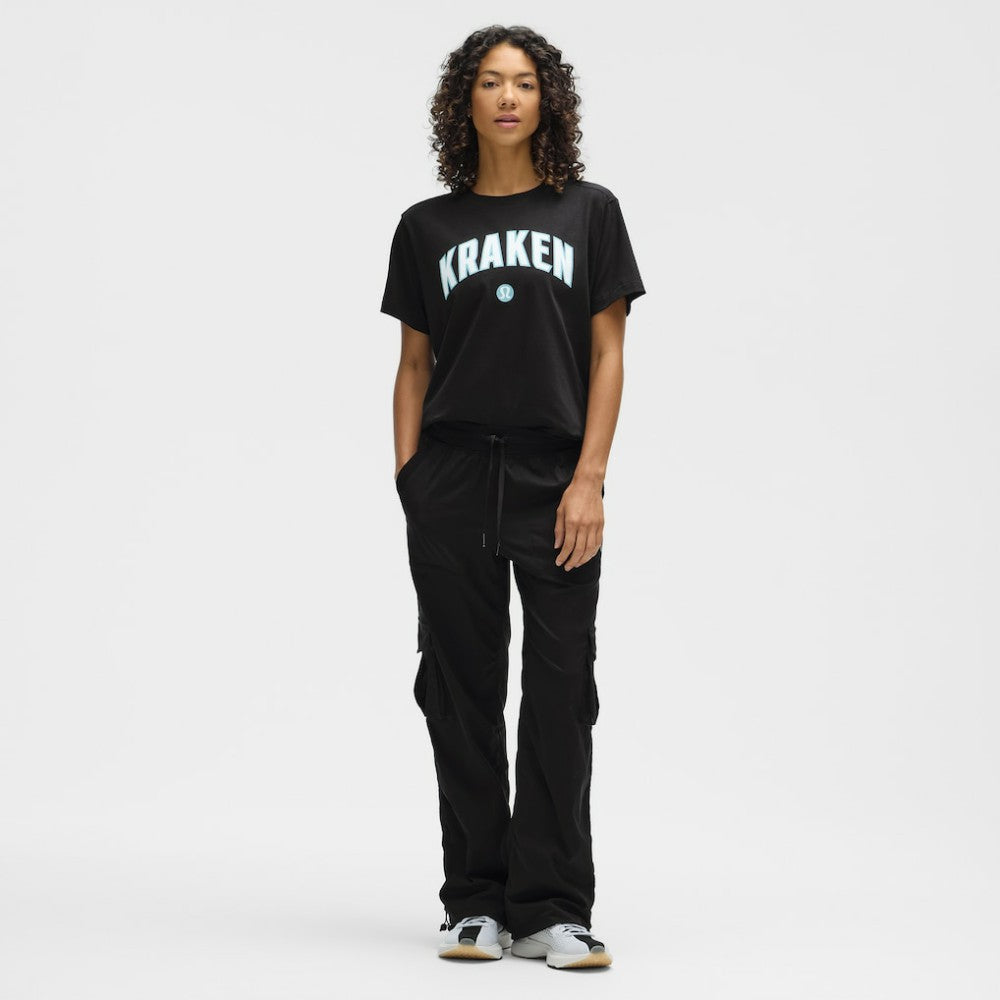 Seattle Kraken lululemon Women's All Yours Organic Cotton T-Shirt - Black | US 203169864