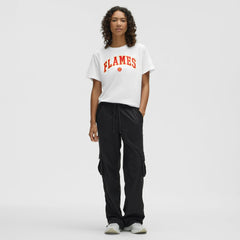 Calgary Flames lululemon Women's All Yours Organic Cotton T-Shirt - White | US 203169877