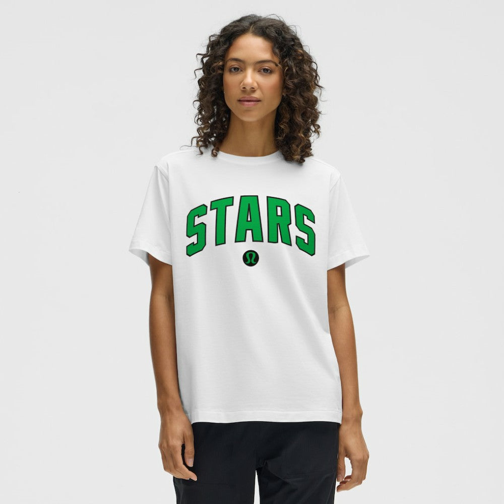 Dallas Stars lululemon Women's All Yours Organic Cotton T-Shirt - White | US 203169879