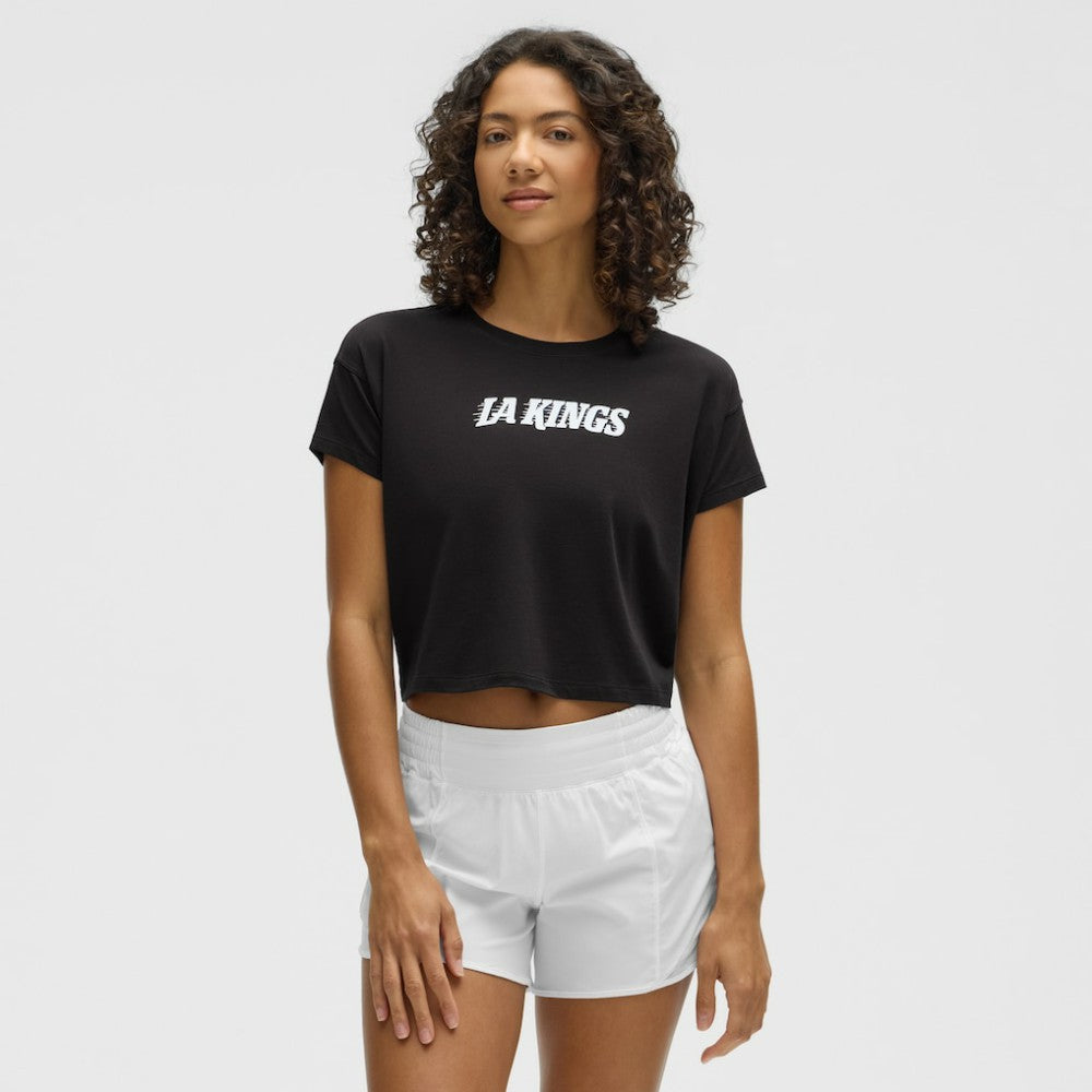 Los Angeles Kings lululemon Women's Cates T-Shirt - Black | US 203169894