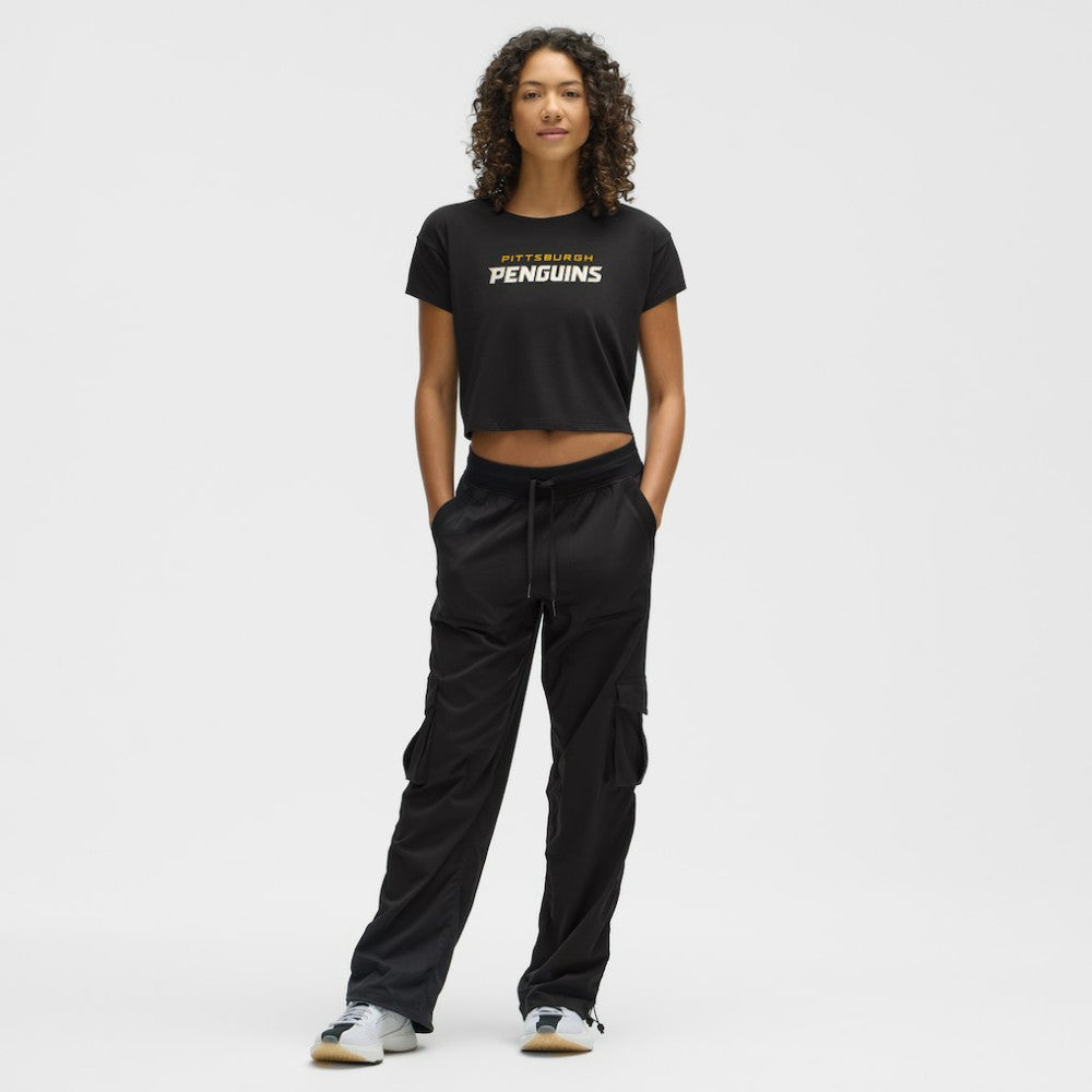 Pittsburgh Penguins lululemon Women's Cates T-Shirt - Black | US 203169895