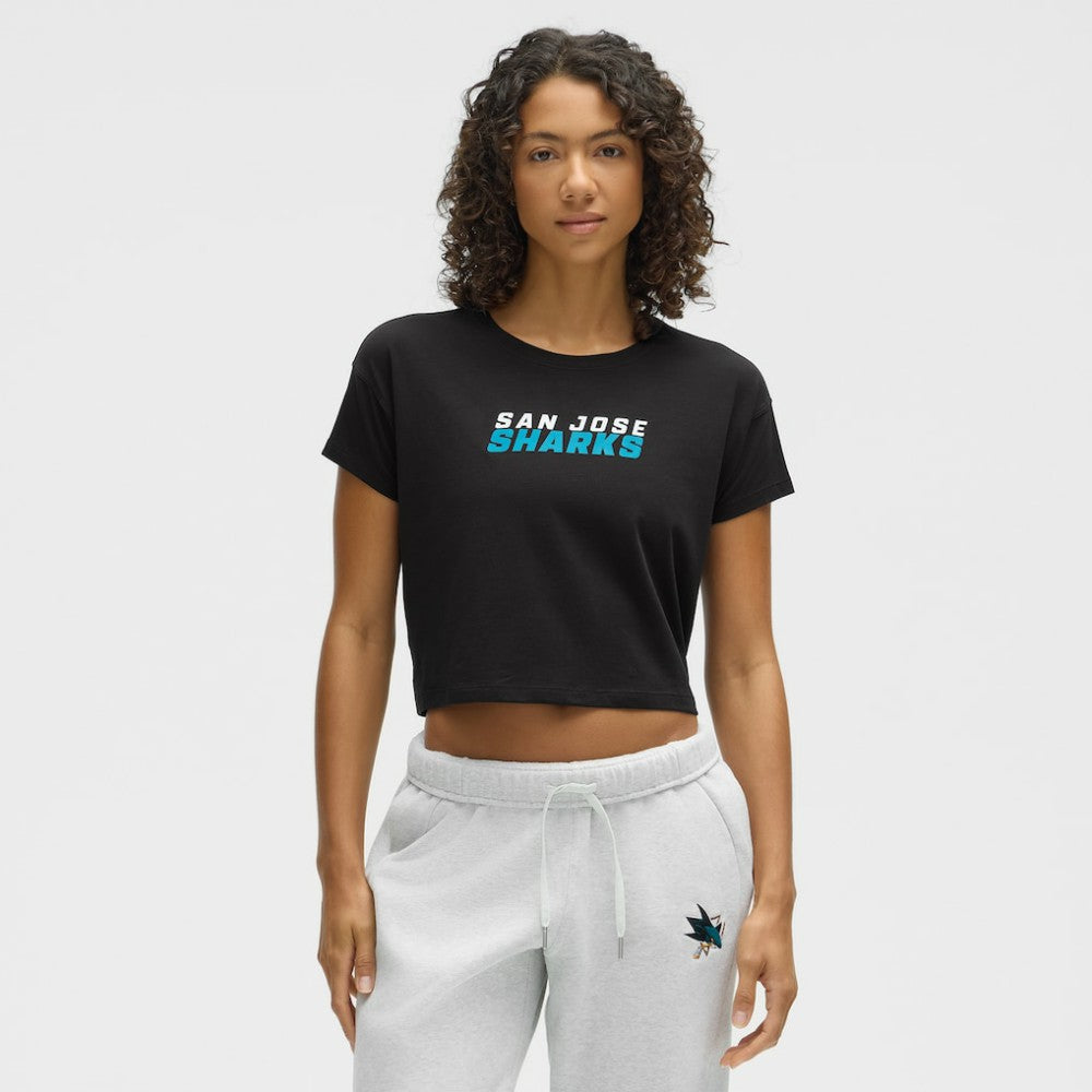 San Jose Sharks lululemon Women's Cates T-Shirt - Black | US 203169896