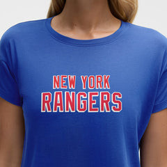New York Rangers lululemon Women's Cates T-Shirt - Blue | US 203169899