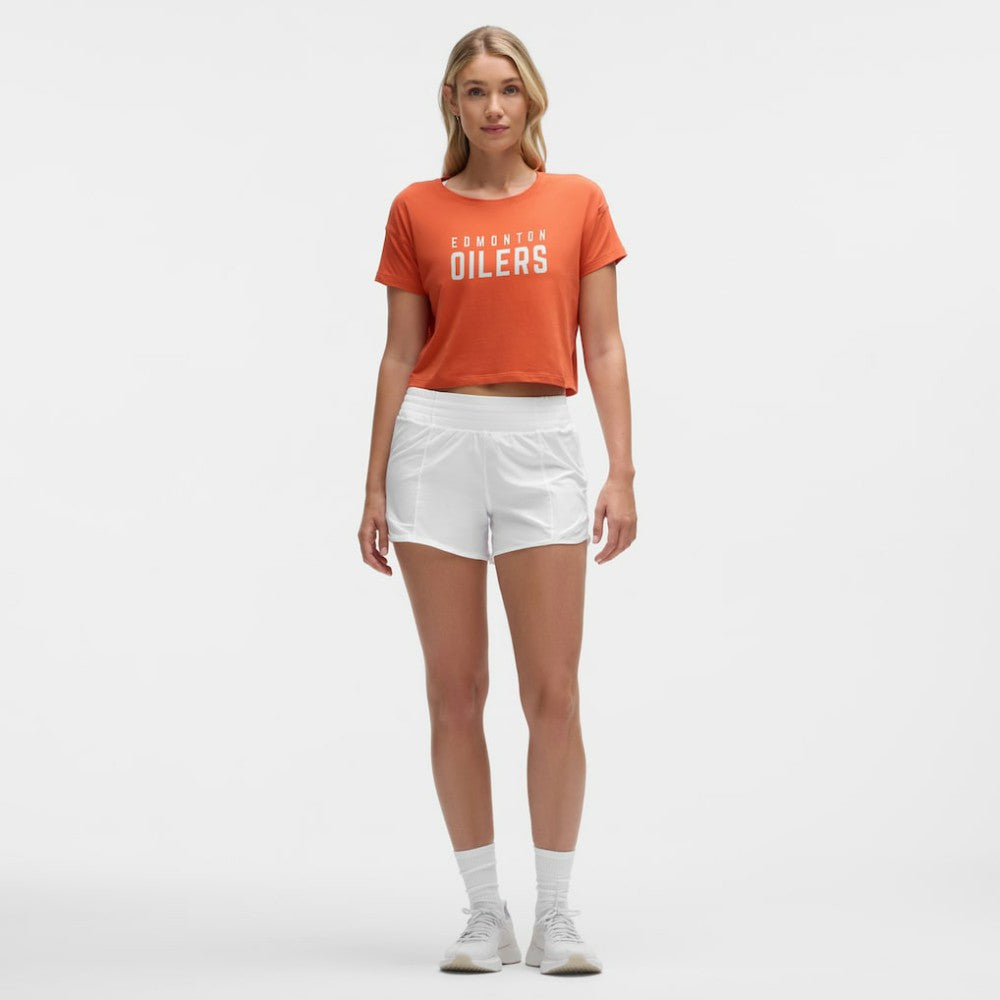 Edmonton Oilers lululemon Women's Cates T-Shirt - Sienna | US 203169913