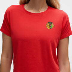 Chicago Blackhawks lululemon Women's Cates T-Shirt - True Red | US 203169917