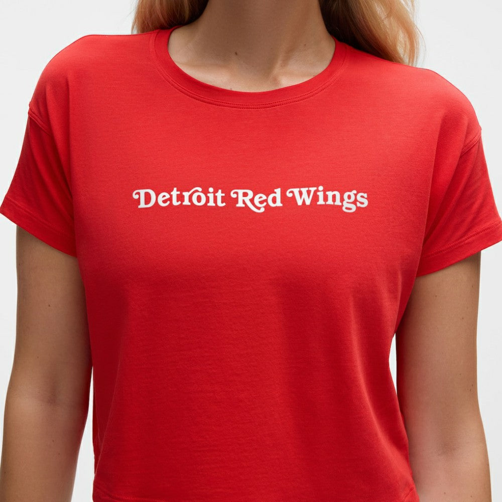 Detroit Red Wings lululemon Women's Cates T-Shirt - True Red | US 203169918