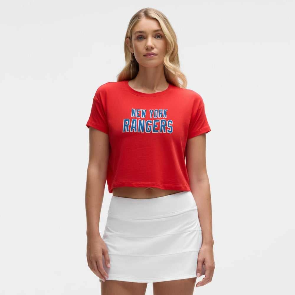 New York Rangers lululemon Women's Cates T-Shirt - True Red | US 203169920