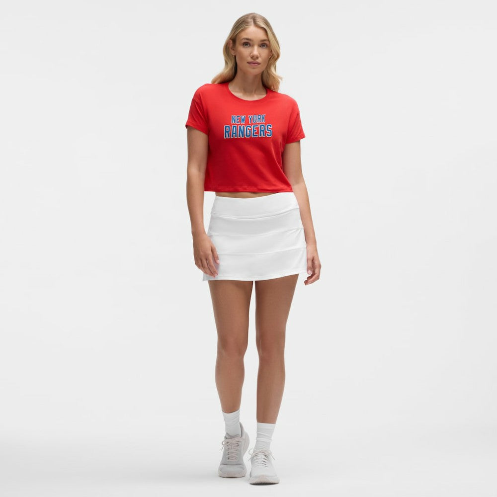 New York Rangers lululemon Women's Cates T-Shirt - True Red | US 203169920
