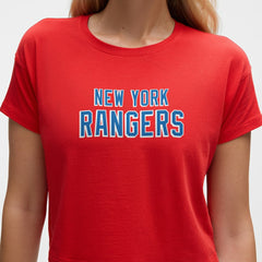 New York Rangers lululemon Women's Cates T-Shirt - True Red | US 203169920