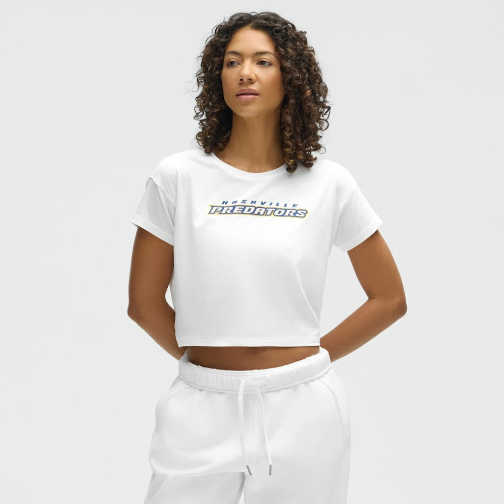 Nashville Predators lululemon Women's Cates T-Shirt - White | US 203169926