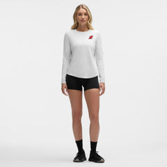 New Jersey Devils lululemon Women's Love Long Sleeve T-Shirt - Heathered Core Ultra Light Grey | US 203169995