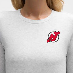 New Jersey Devils lululemon Women's Love Long Sleeve T-Shirt - Heathered Core Ultra Light Grey | US 203169995