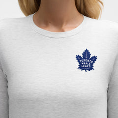 Toronto Maple Leafs lululemon Women's Love Long Sleeve T-Shirt - Heathered Core Ultra Light Grey | US 203170002