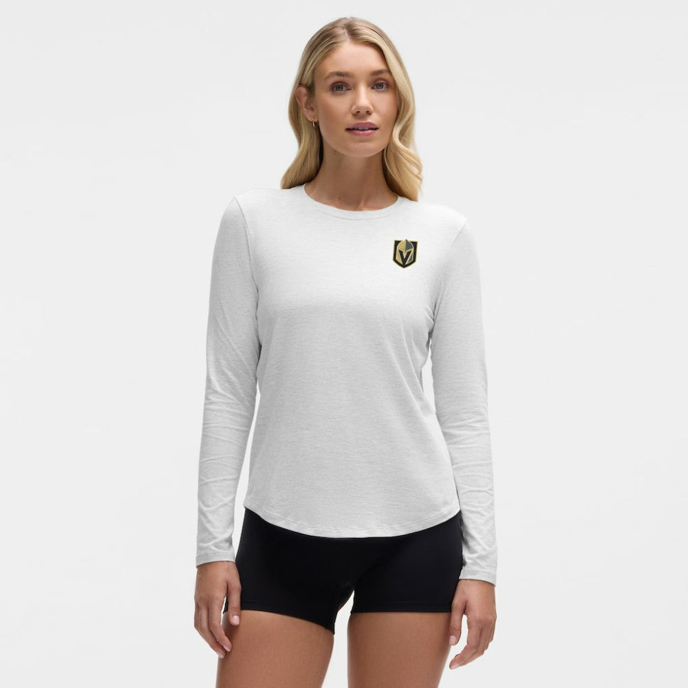 Vegas Golden Knights lululemon Women's Love Long Sleeve T-Shirt - Heathered Core Ultra Light Grey | US 203170005