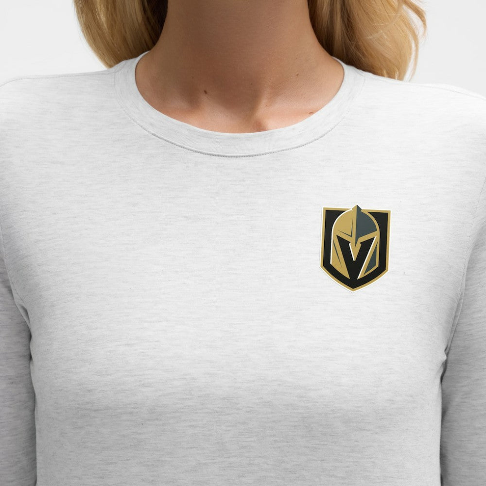 Vegas Golden Knights lululemon Women's Love Long Sleeve T-Shirt - Heathered Core Ultra Light Grey | US 203170005