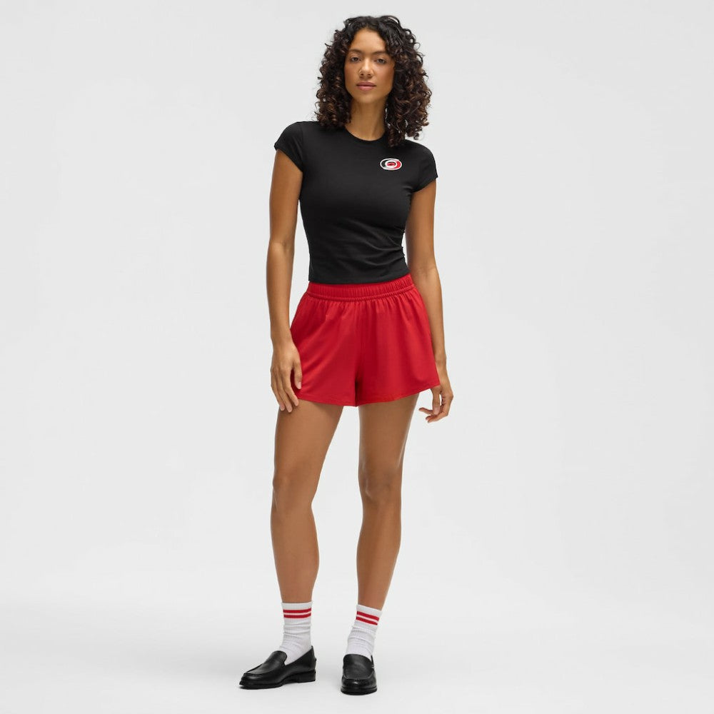 Carolina Hurricanes lululemon Women's Baby T-Shirt - Black | US 203170008