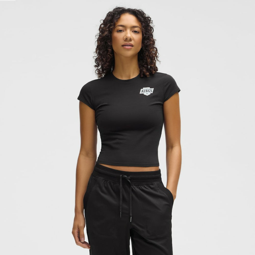 Los Angeles Kings lululemon Women's Baby T-Shirt - Black | US 203170011