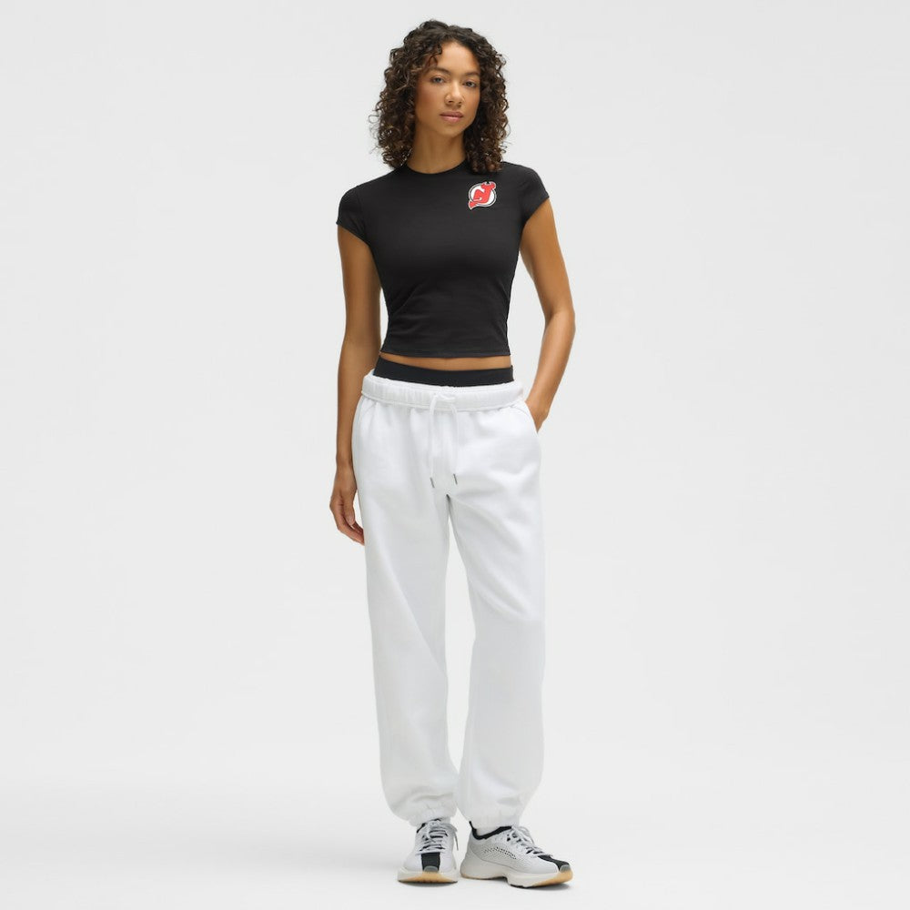New Jersey Devils lululemon Women's Baby T-Shirt - Black | US 203170012