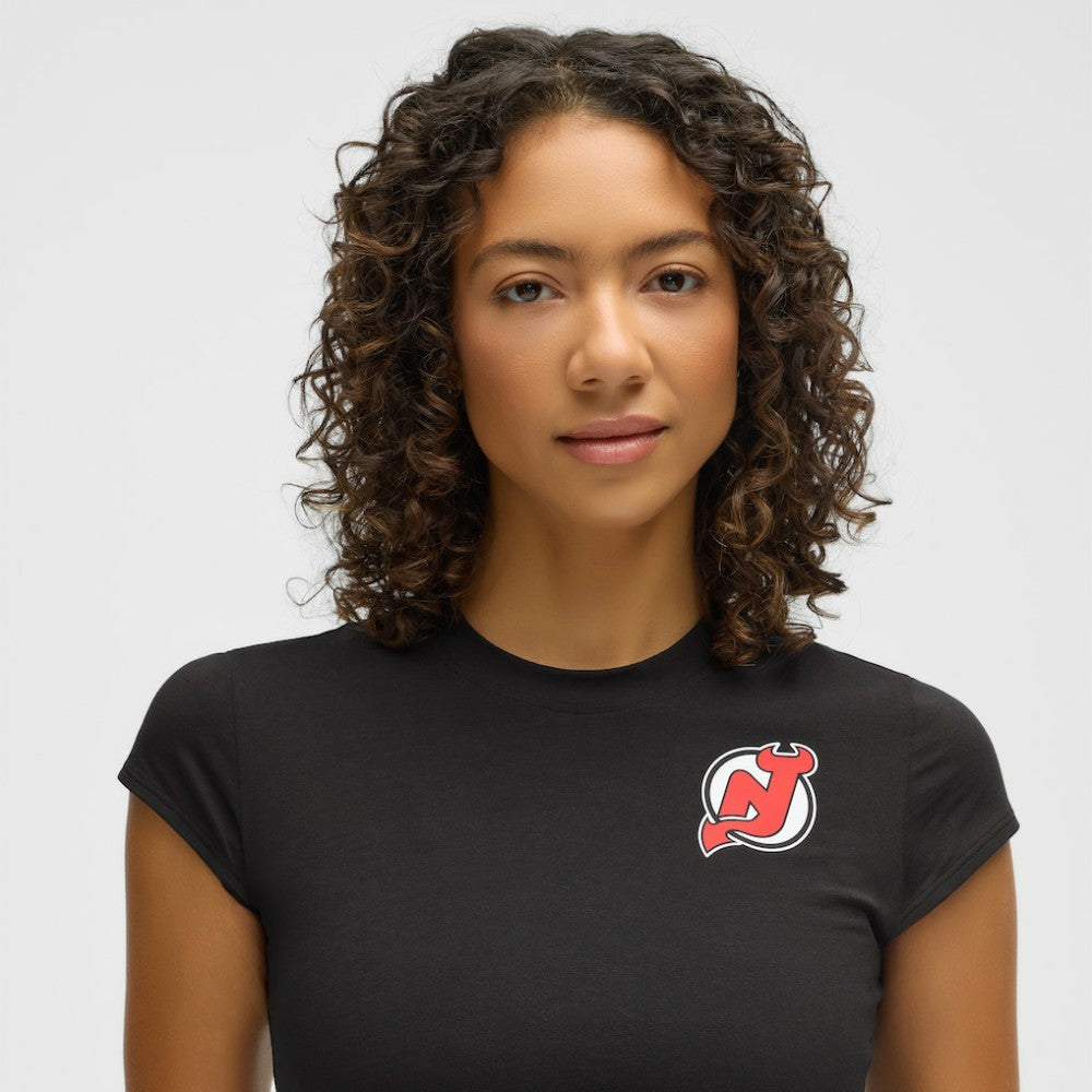 New Jersey Devils lululemon Women's Baby T-Shirt - Black | US 203170012