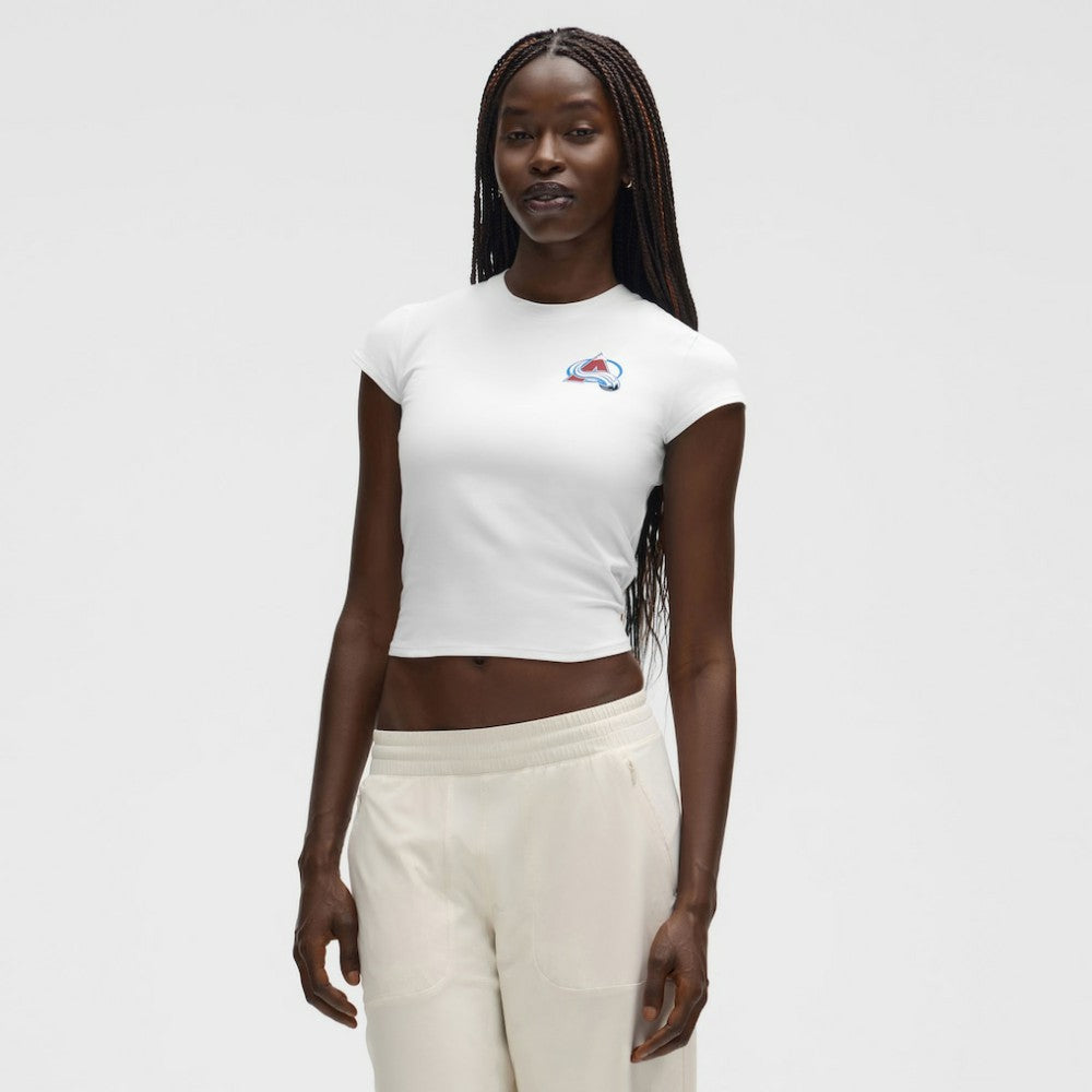 Colorado Avalanche lululemon Women's Baby T-Shirt - White | US 203170020