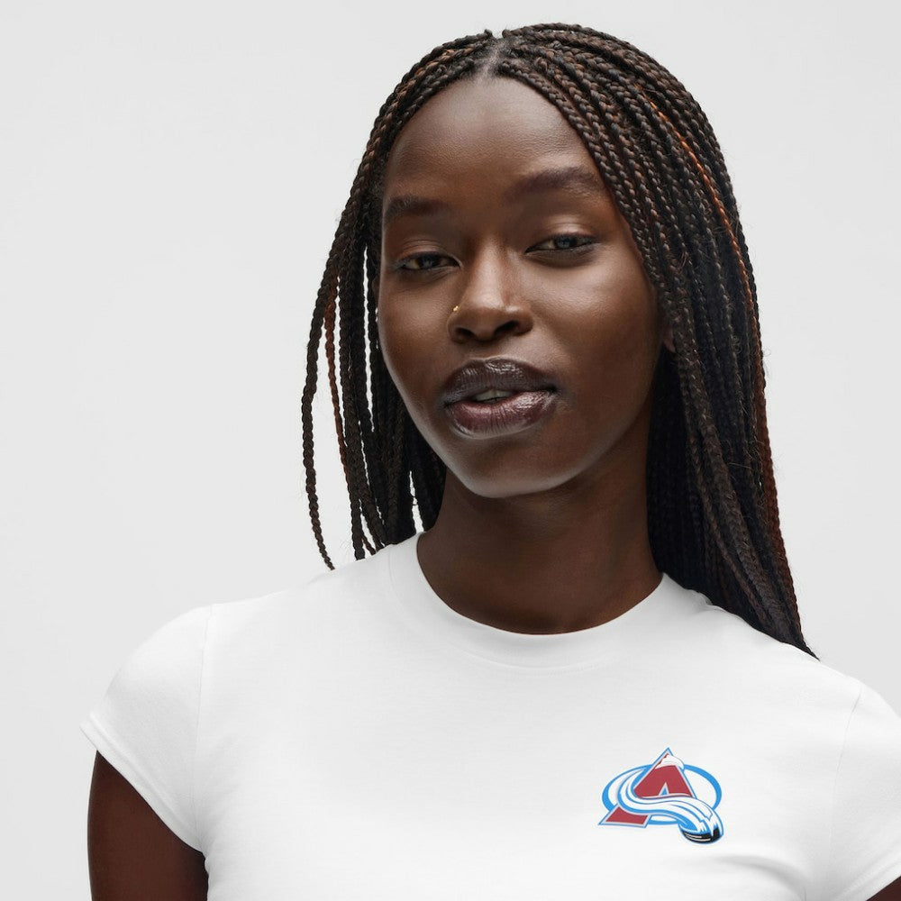 Colorado Avalanche lululemon Women's Baby T-Shirt - White | US 203170020