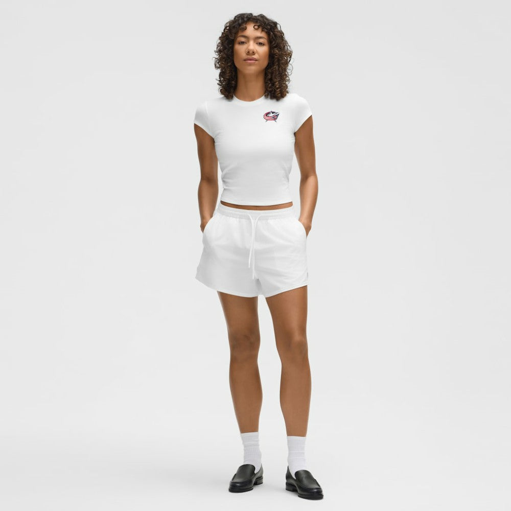 Columbus Blue Jackets lululemon Women's Baby T-Shirt - White | US 203170021