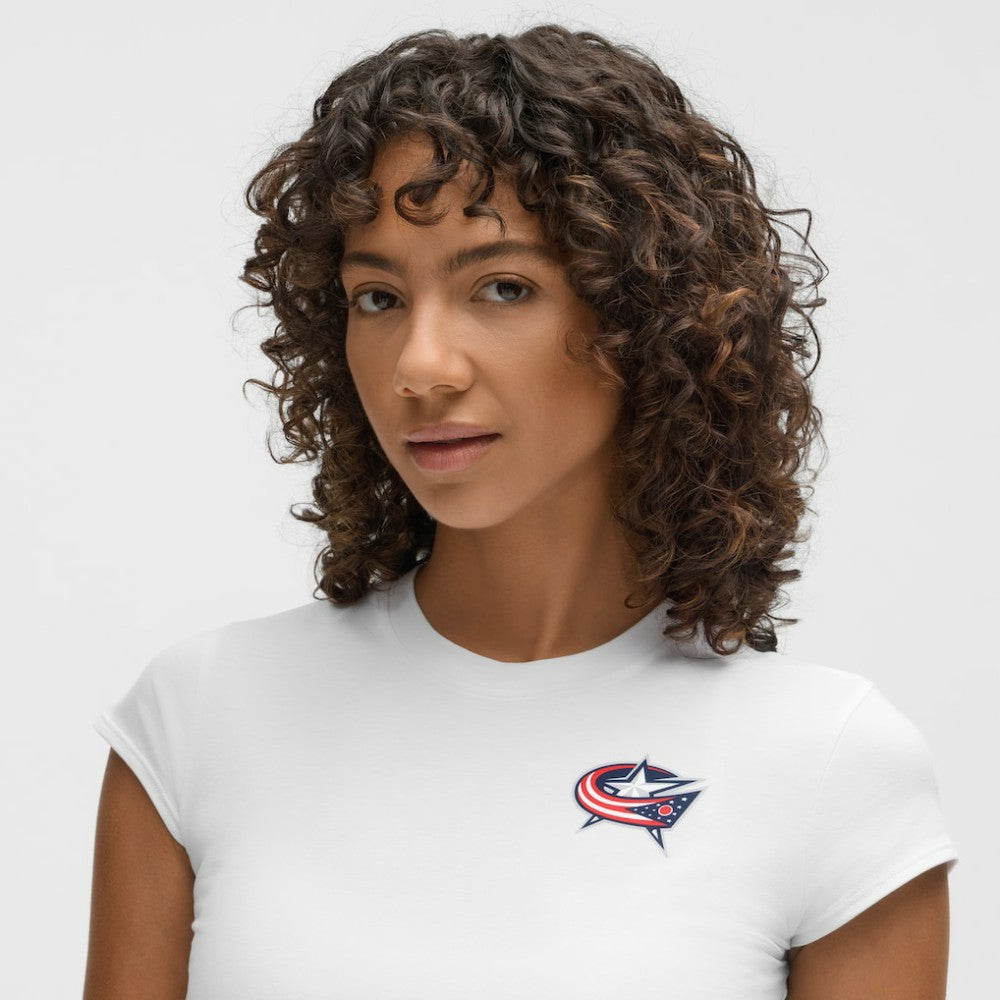 Columbus Blue Jackets lululemon Women's Baby T-Shirt - White | US 203170021