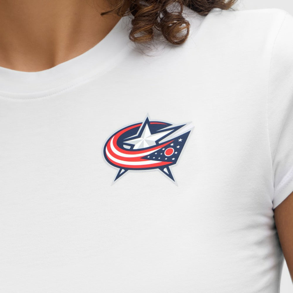 Columbus Blue Jackets lululemon Women's Baby T-Shirt - White | US 203170021