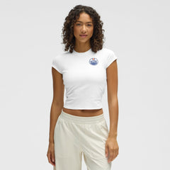 Edmonton Oilers lululemon Women's Baby T-Shirt - White | US 203170023