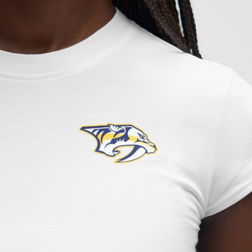 Nashville Predators lululemon Women's Baby T-Shirt - White | US 203170027