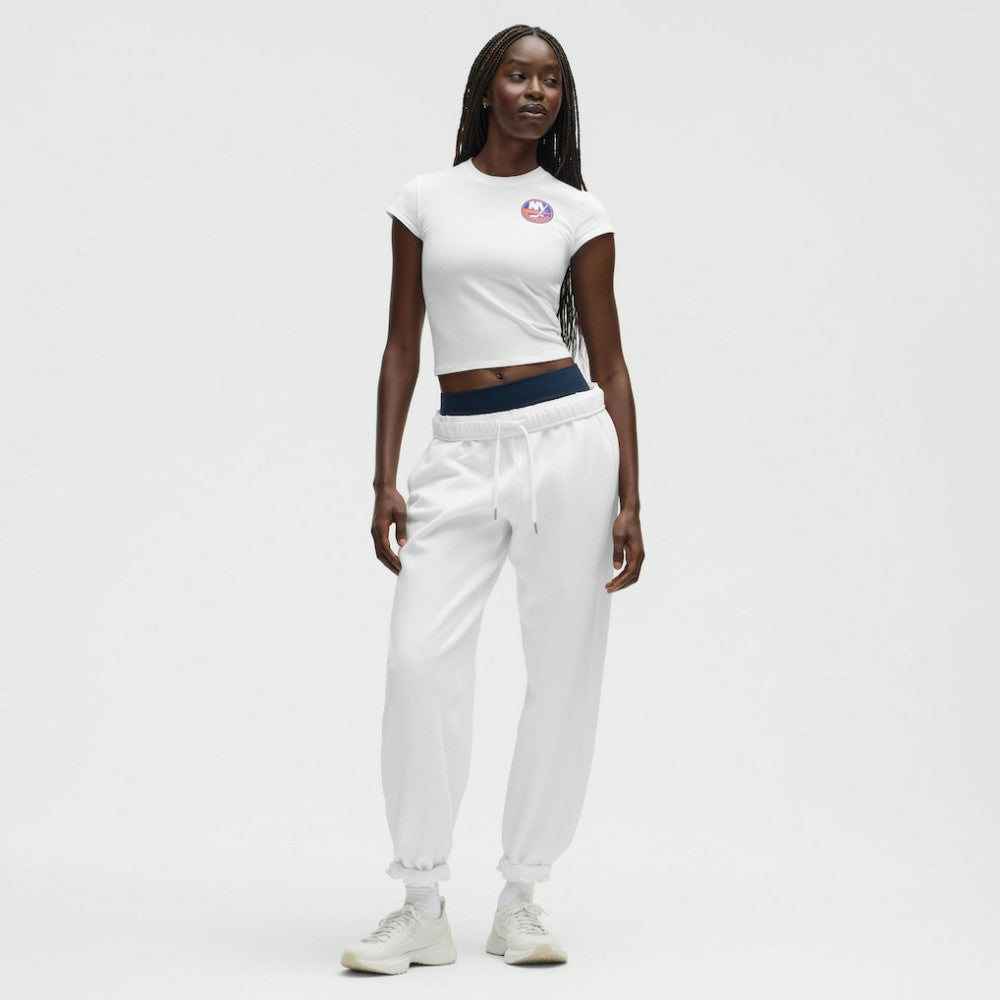 New York Islanders lululemon Women's Baby T-Shirt - White | US 203170028
