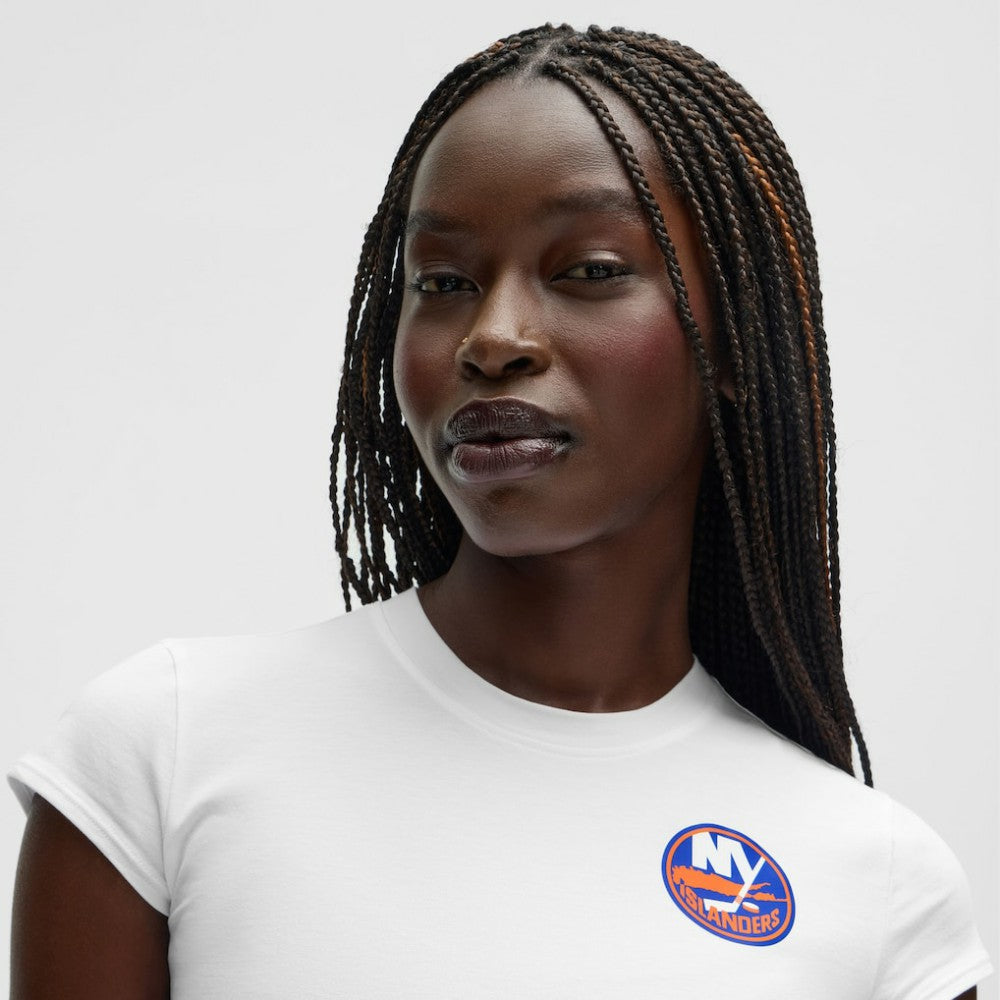 New York Islanders lululemon Women's Baby T-Shirt - White | US 203170028