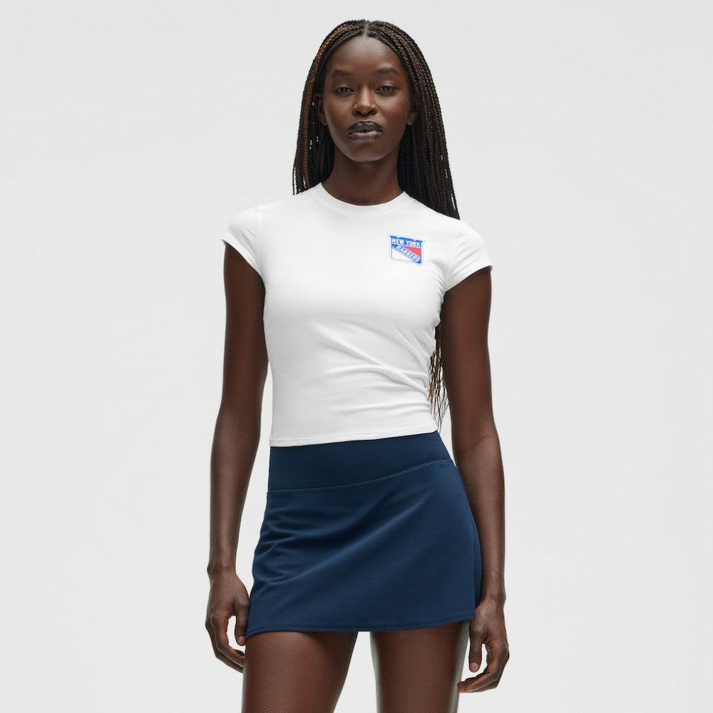 New York Rangers lululemon Women's Baby T-Shirt - White | US 203170029