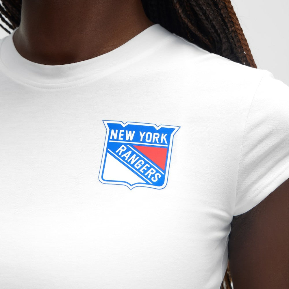 New York Rangers lululemon Women's Baby T-Shirt - White | US 203170029