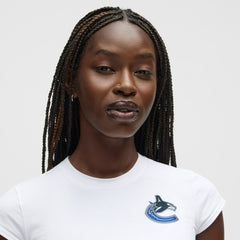 Vancouver Canucks lululemon Women's Baby T-Shirt - White | US 203170036