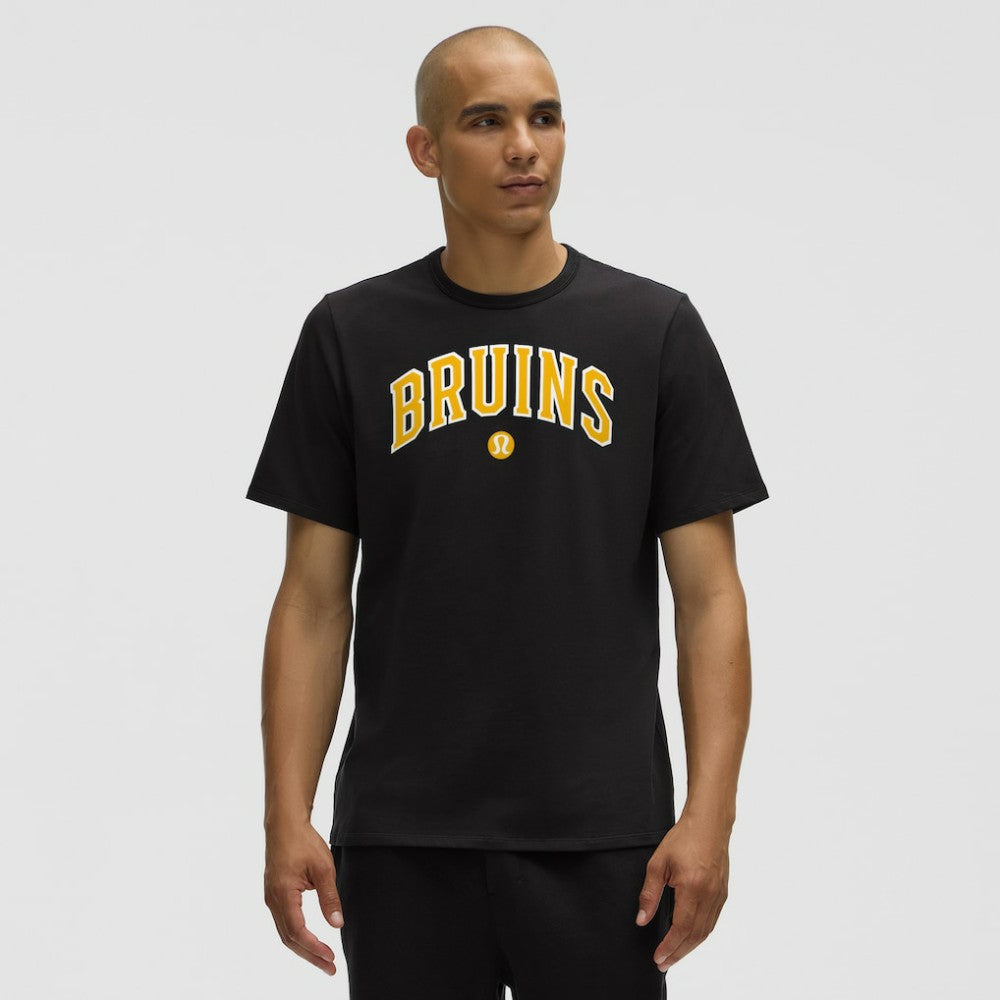 Boston Bruins lululemon Organic Cotton Classic-Fit T-Shirt - Black | US 203170040