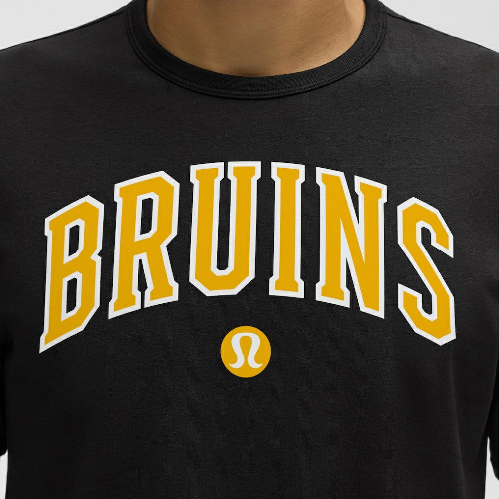 Boston Bruins lululemon Organic Cotton Classic-Fit T-Shirt - Black | US 203170040