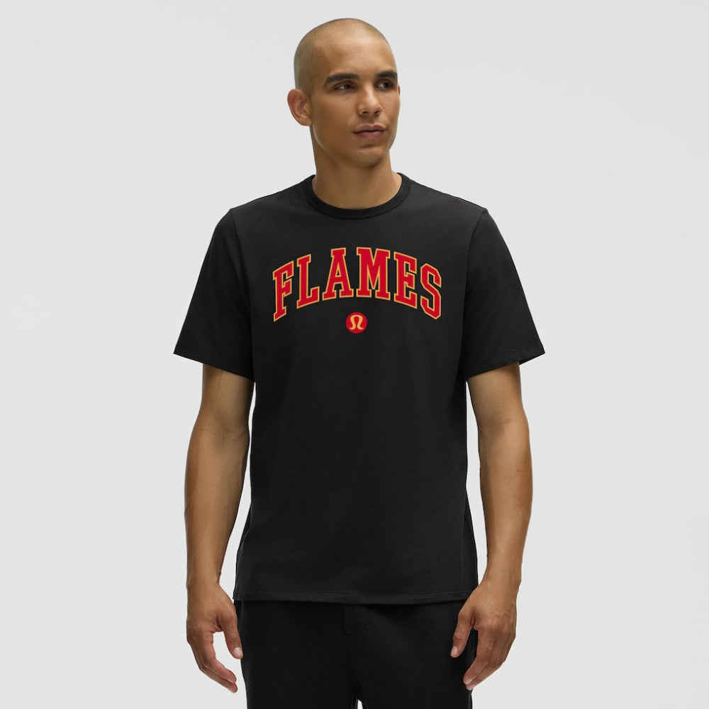 Calgary Flames lululemon Organic Cotton Classic-Fit T-Shirt - Black | US 203170041