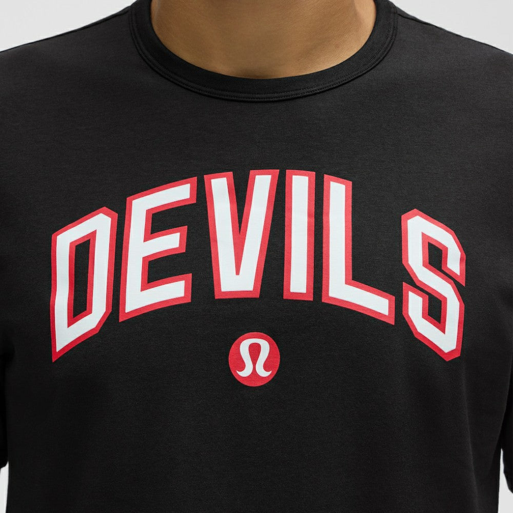 New Jersey Devils lululemon Organic Cotton Classic-Fit T-Shirt - Black | US 203170045
