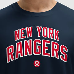 New York Rangers lululemon Organic Cotton Classic-Fit T-Shirt - Blue | US 203170052