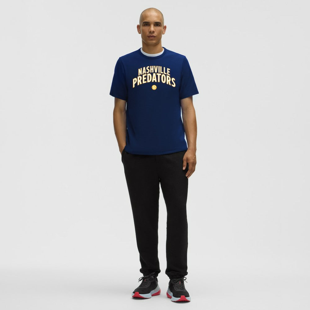 Nashville Predators lululemon Organic Cotton Classic-Fit T-Shirt - Blue | US 203170054