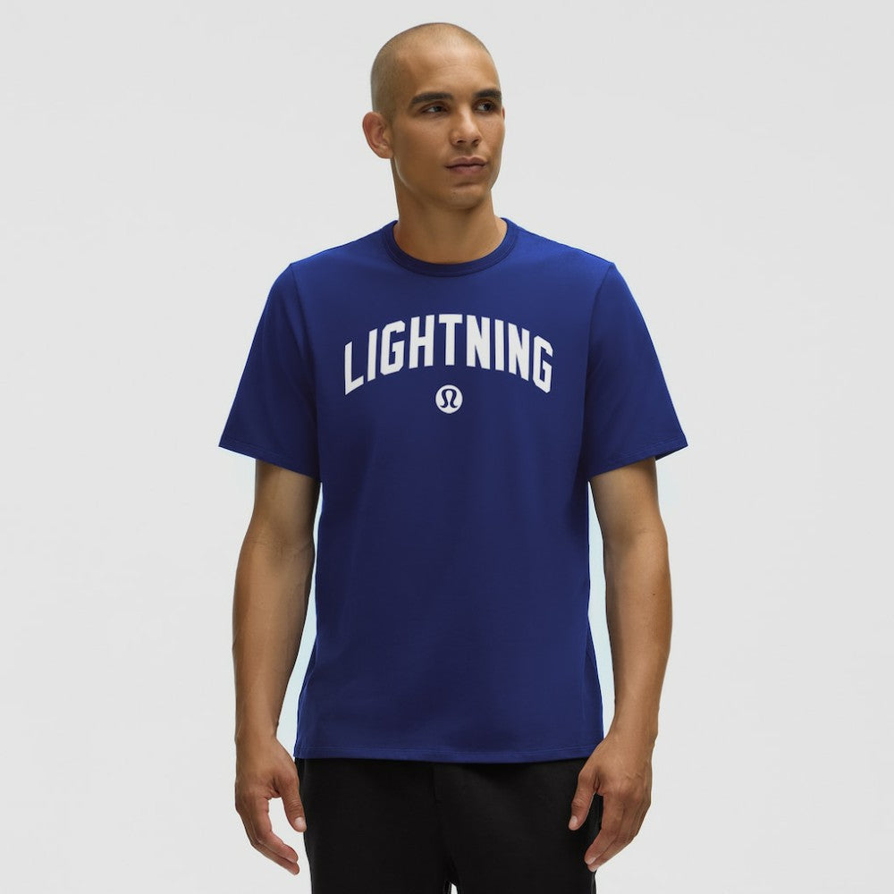Tampa Bay Lightning lululemon Organic Cotton Classic-Fit T-Shirt - Larkspur | US 203170057