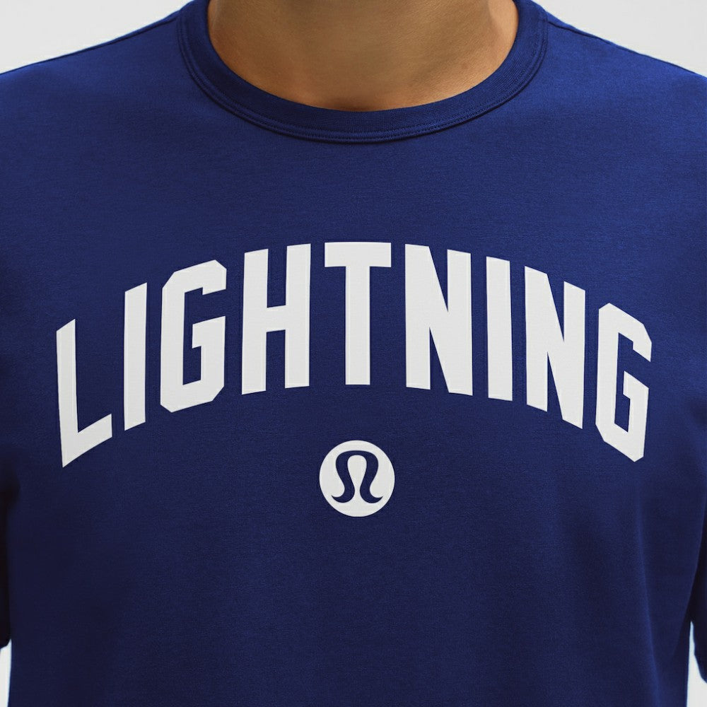 Tampa Bay Lightning lululemon Organic Cotton Classic-Fit T-Shirt - Larkspur | US 203170057
