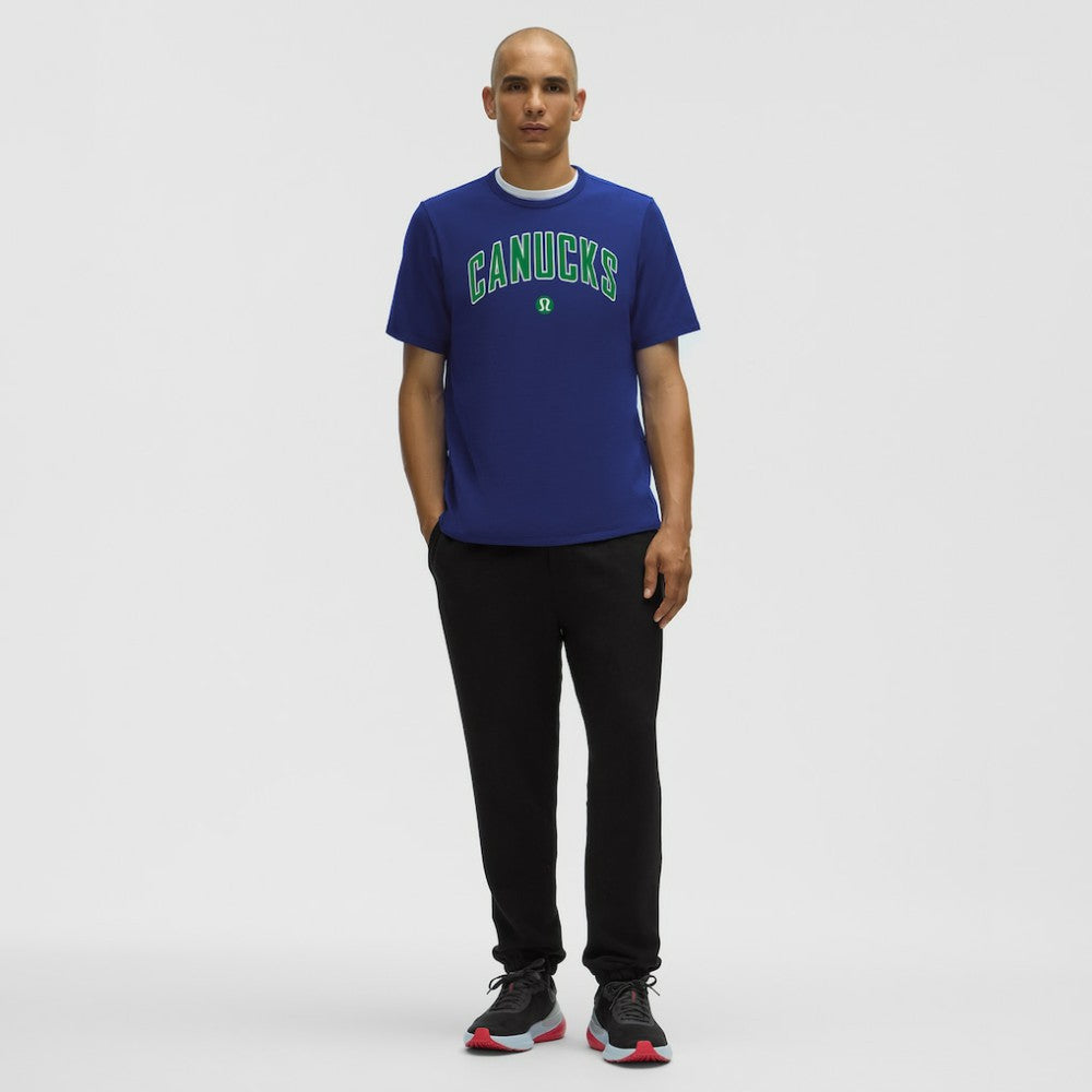 Vancouver Canucks lululemon Organic Cotton Classic-Fit T-Shirt - Larkspur | US 203170059