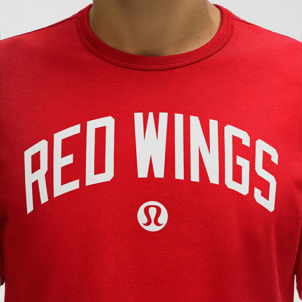 Detroit Red Wings lululemon Organic Cotton Classic-Fit T-Shirt - True Red | US 203170062