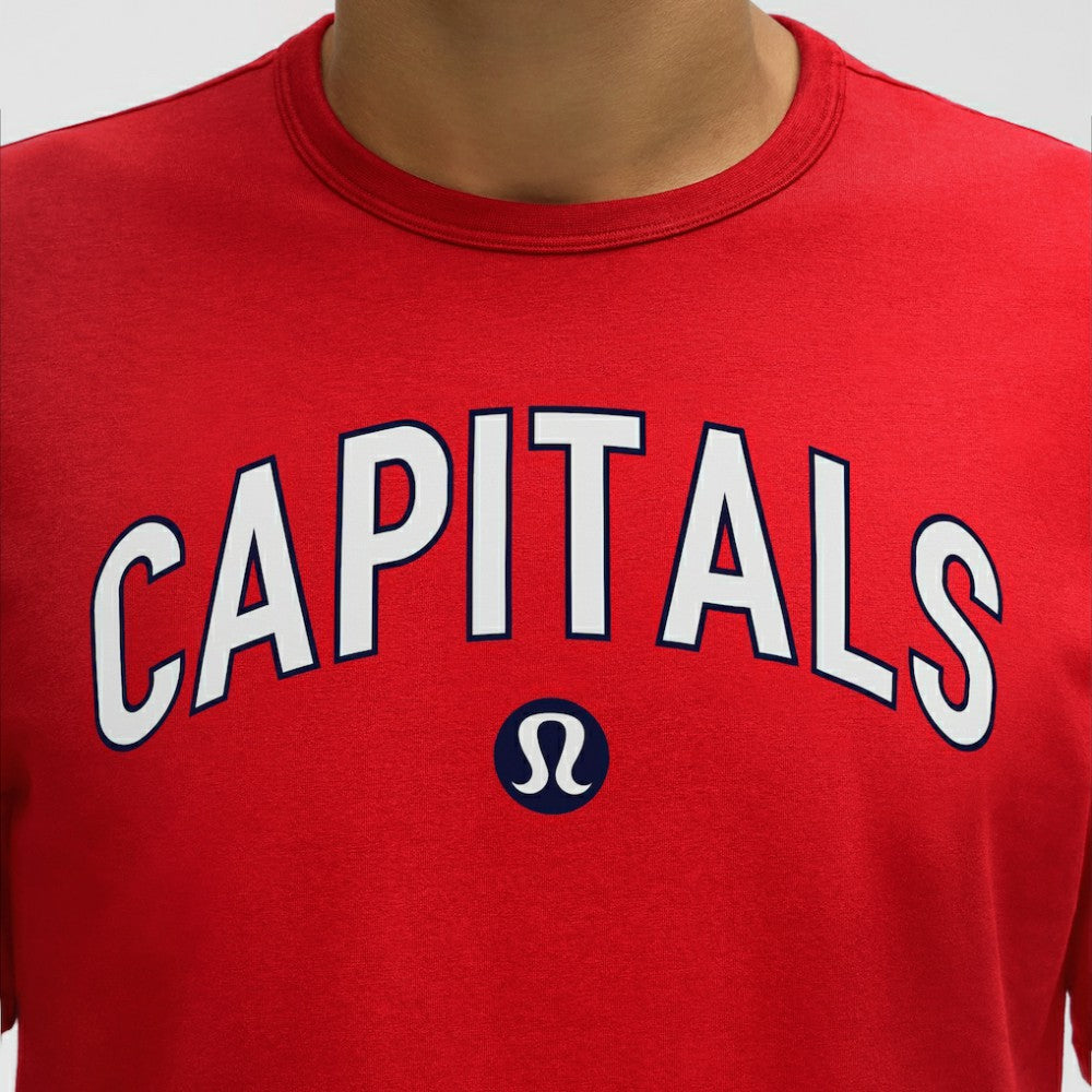 Washington Capitals lululemon Organic Cotton Classic-Fit T-Shirt - True Red | US 203170065