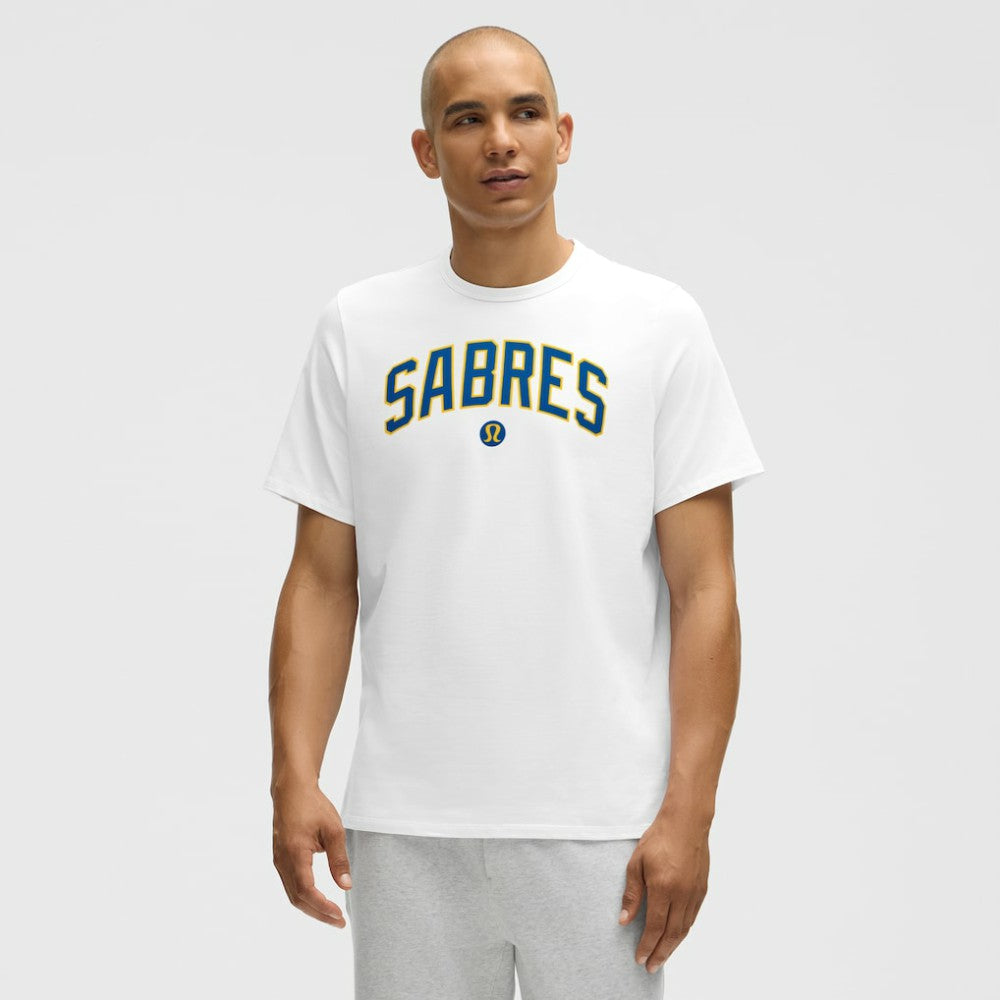 Buffalo Sabres lululemon Organic Cotton Classic-Fit T-Shirt - White | US 203170066