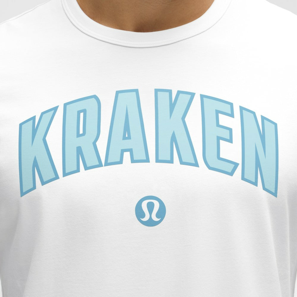 Seattle Kraken lululemon Organic Cotton Classic-Fit T-Shirt - White | US 203170072